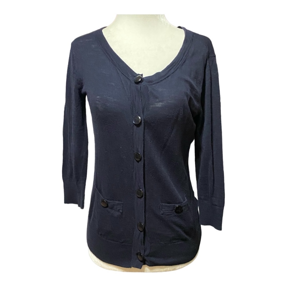 Banana Republic lightweight Cotton Blue cardigan